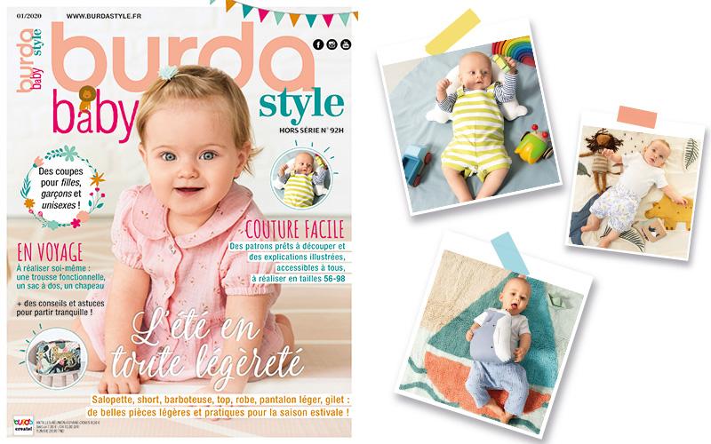 Le Burda Style Baby n° 1/2020 est sorti !
