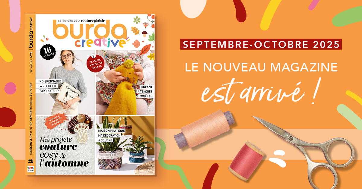 Nouvelle parution: burda creative n° 98 Mes projets couture cosy de l’automne