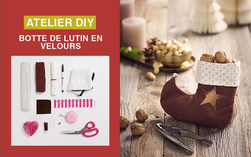 Atelier DIY : Botte de lutin en velours