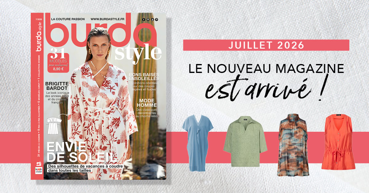 « Envie de soleil », le nouveau Burda Style de juillet 2026