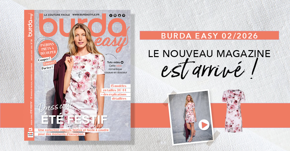 Dress code : été festif avec le Burda Easy de juillet-août 2026 