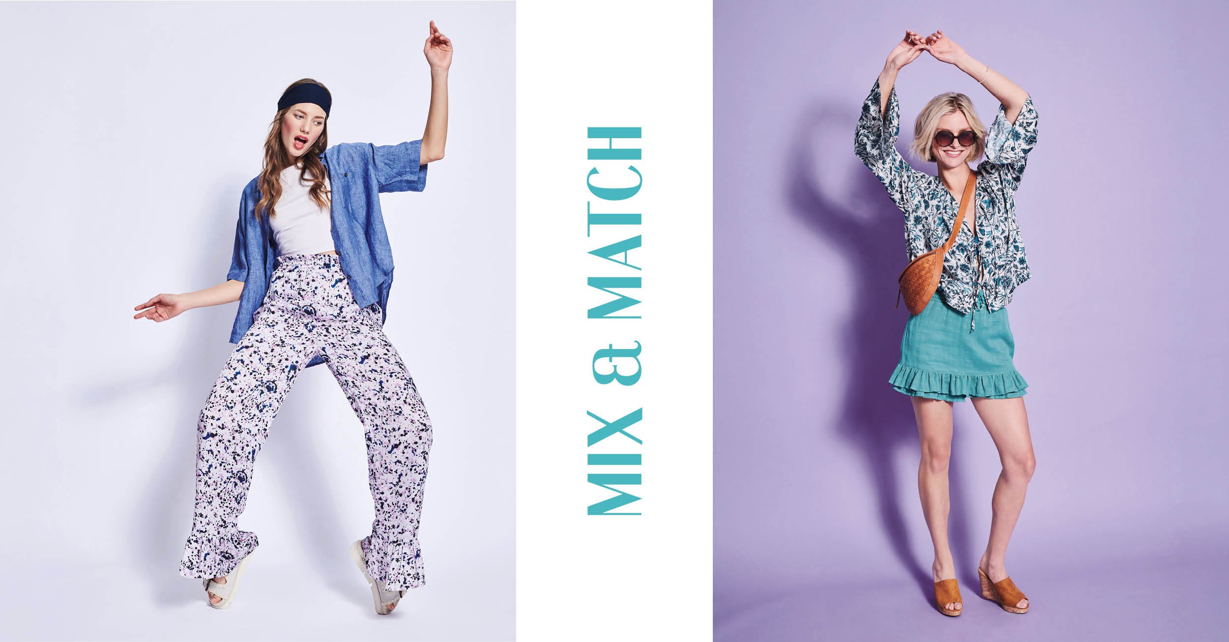 Mix & Match: des looks d’été fleuris à coudre avec Burda Easy