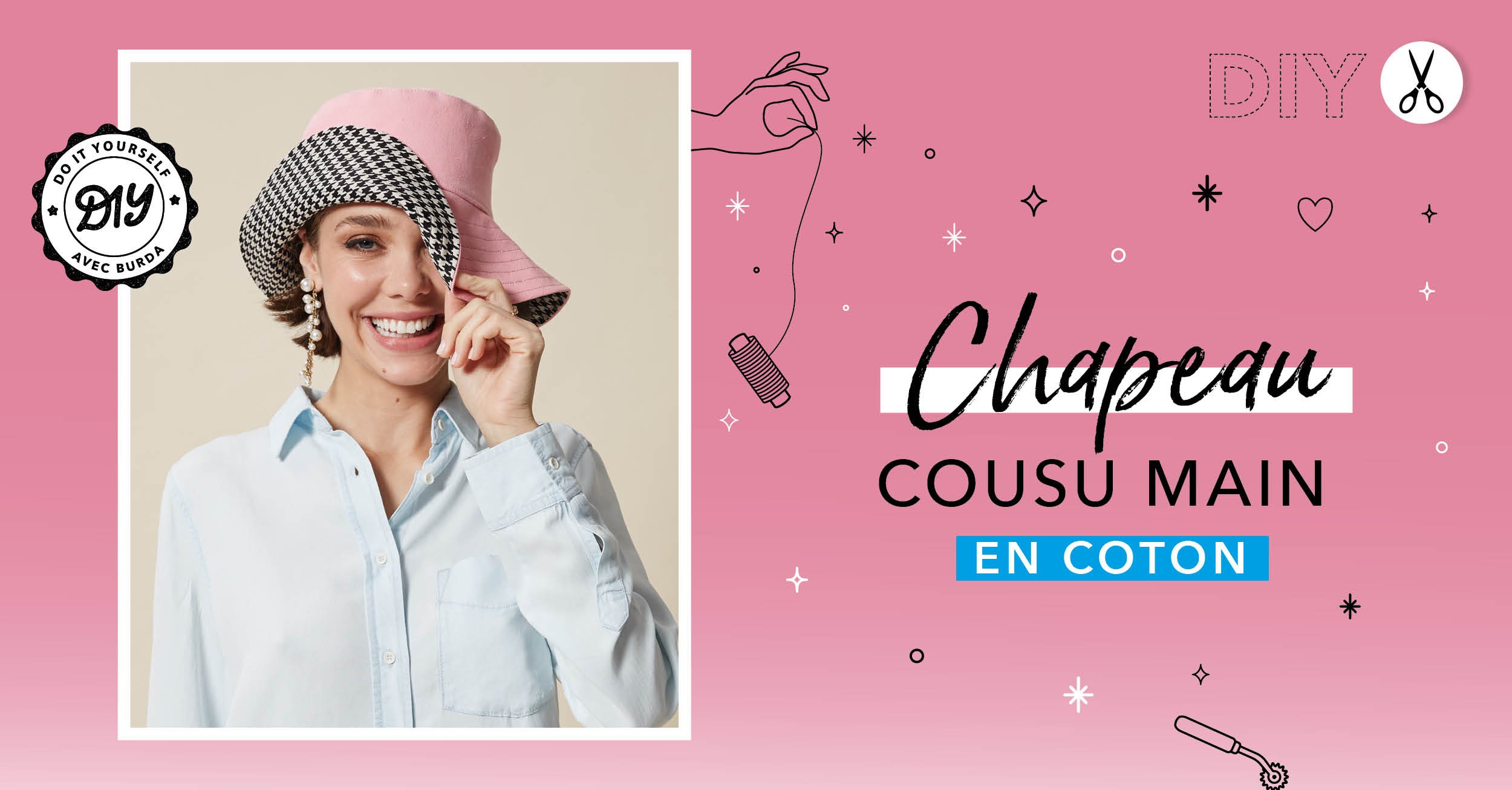 DIY : Coudre un bob pour l'été
