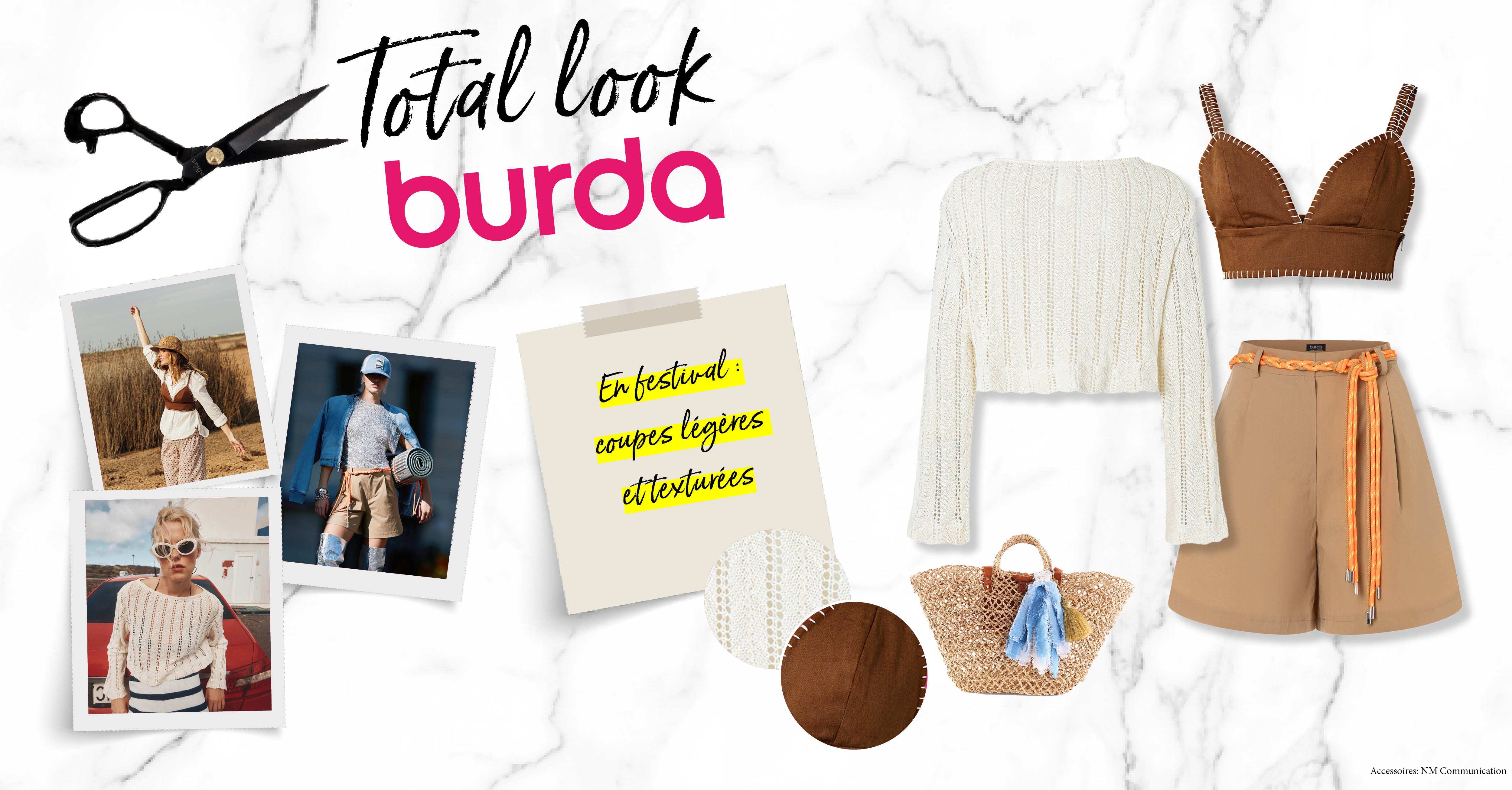 Total Look festival bohème chic : les modèles Burda Style à coudre cet été