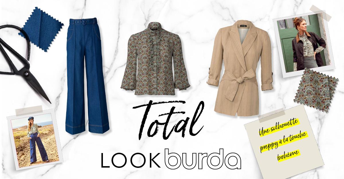Le look burda Style : une silhouette preppy à la touche bohème