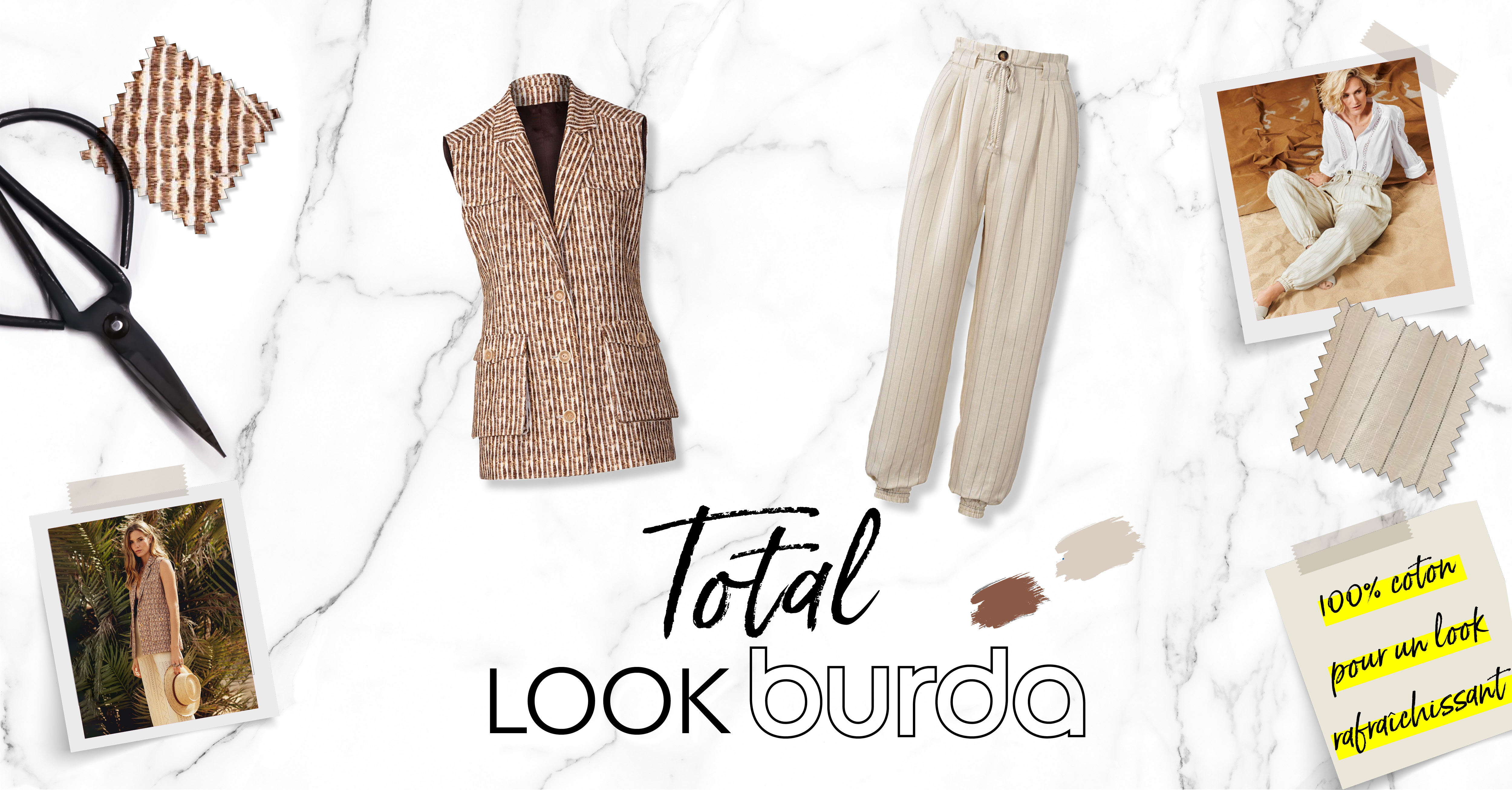 Le look burda Style : du coton pour un look rafraîchissant !