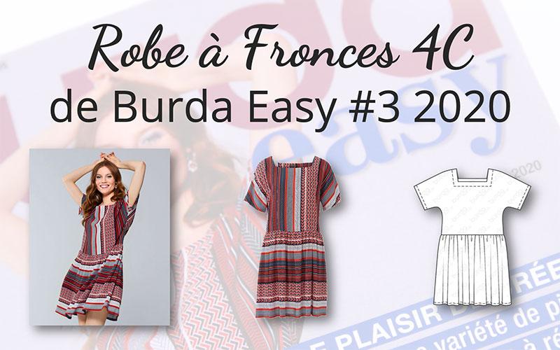 Robe n°4C du Burda EASY n°3 - Mai / Juin 2020