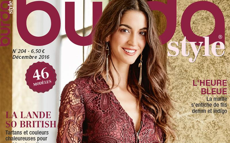 Burda décembre 2016 : Parfums de Noël !