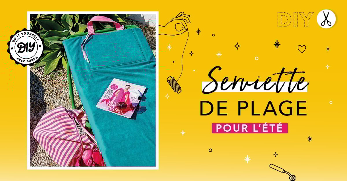 DIY : Serviette de plage pour l'été