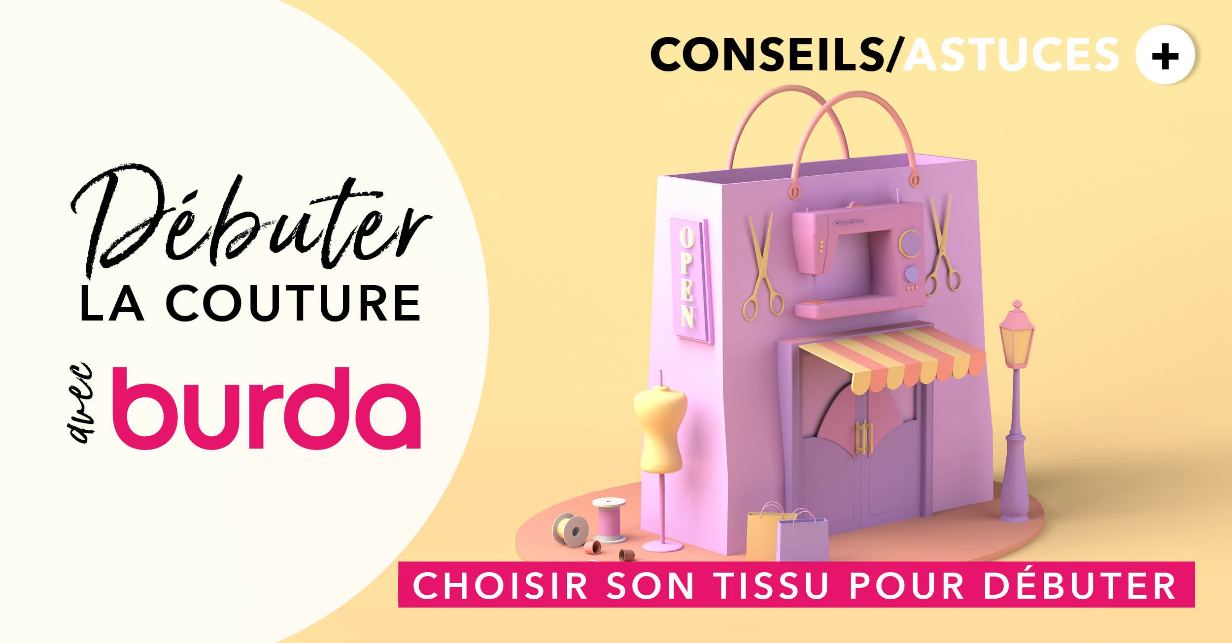 Débuter la couture avec Burda : Quels tissus utiliser pour débuter en couture ?