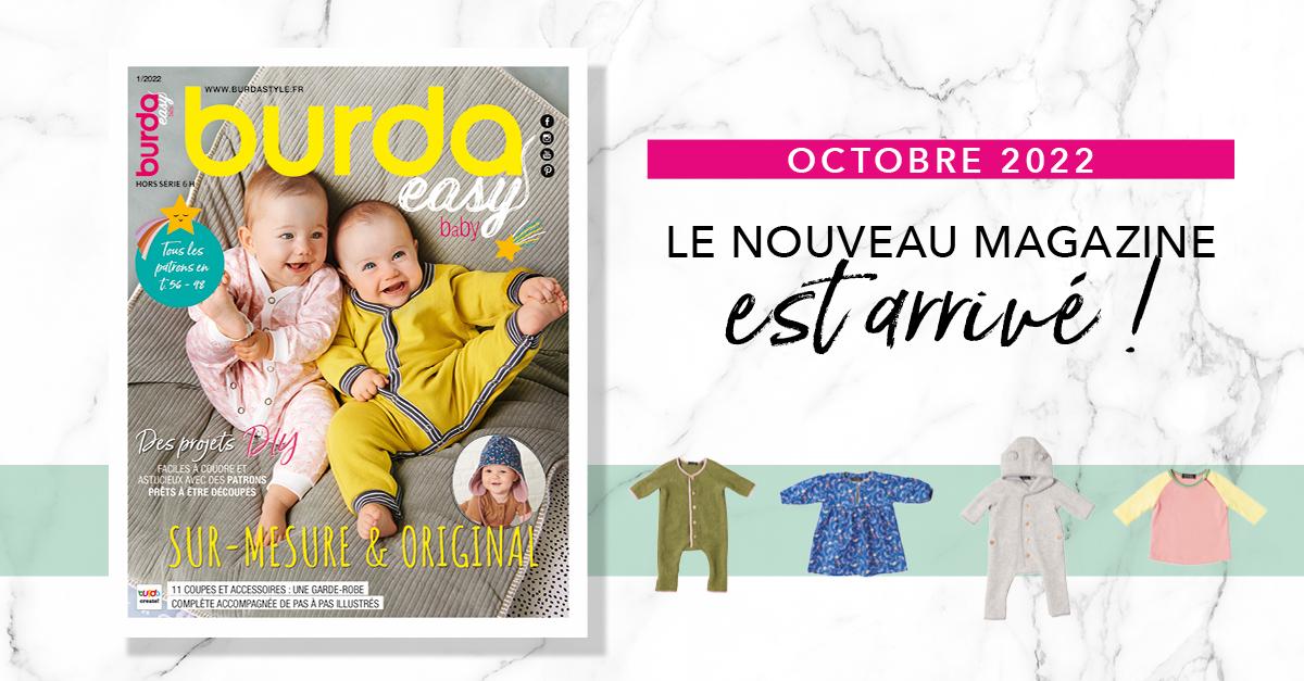 Octobre 2022 : le nouveau numéro de burda easy baby !