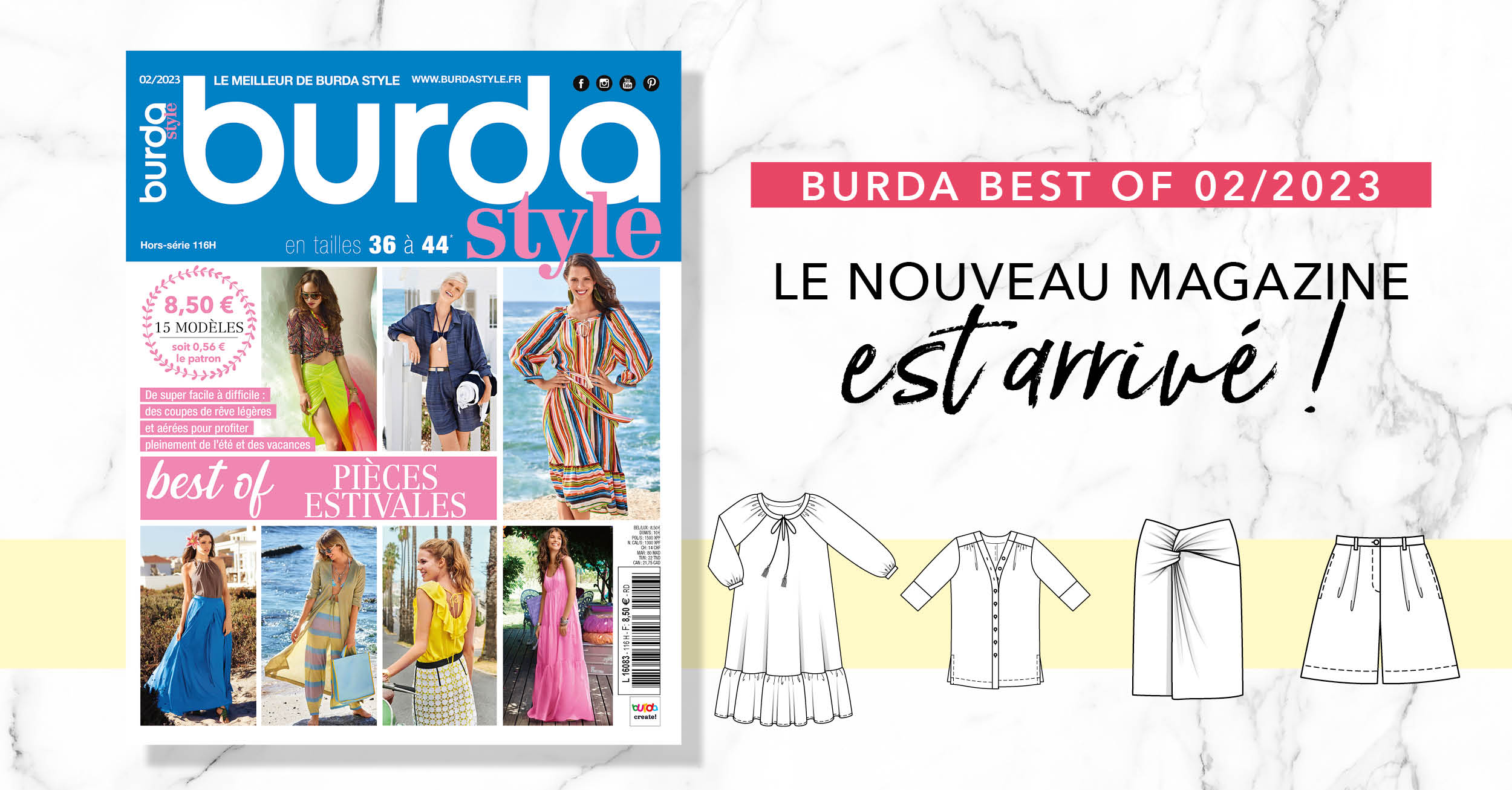 Mai 2023 : le nouveau numéro de burda best of !