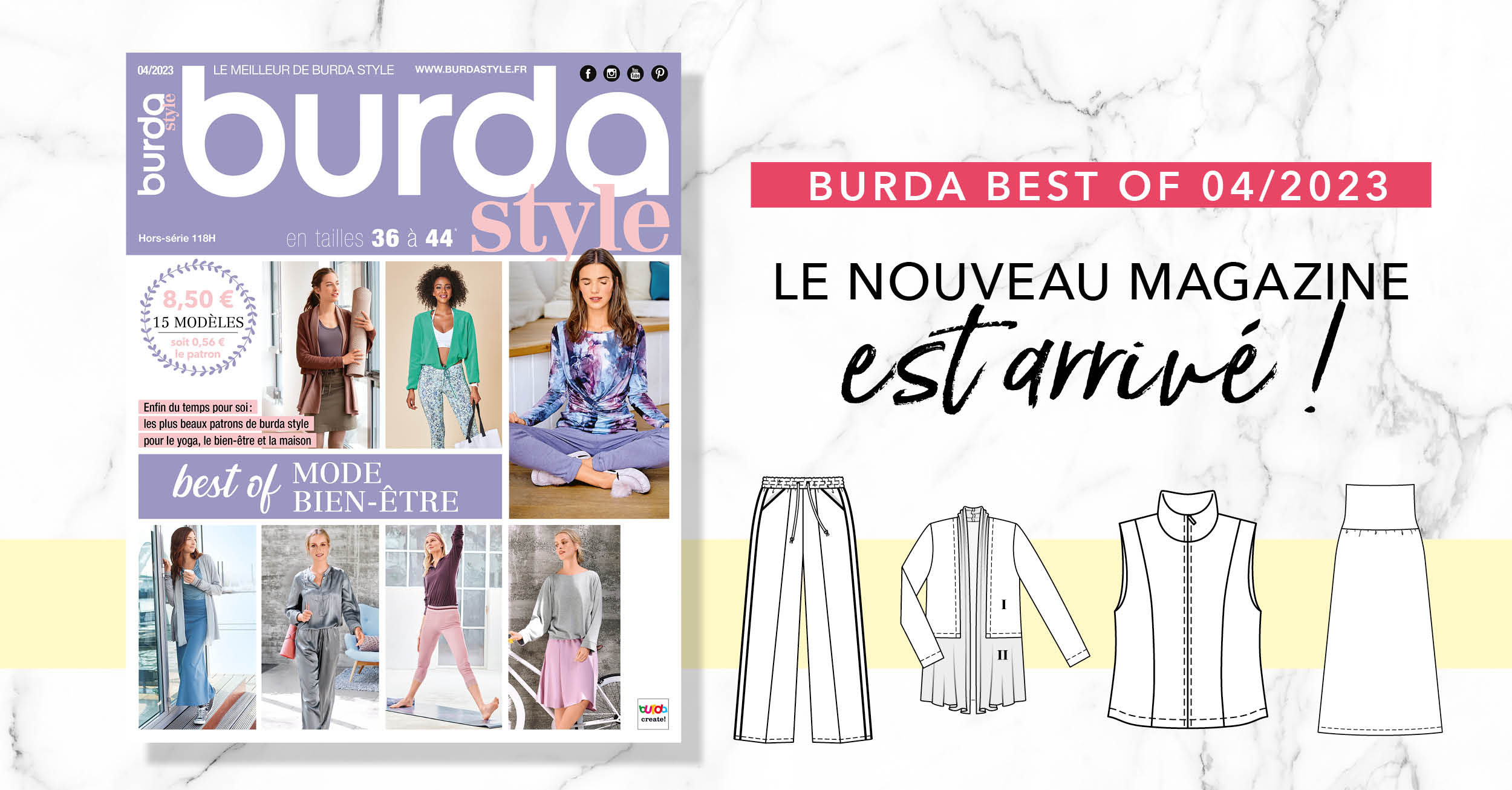 Septembre 2023 : le nouveau numéro de burda best of !