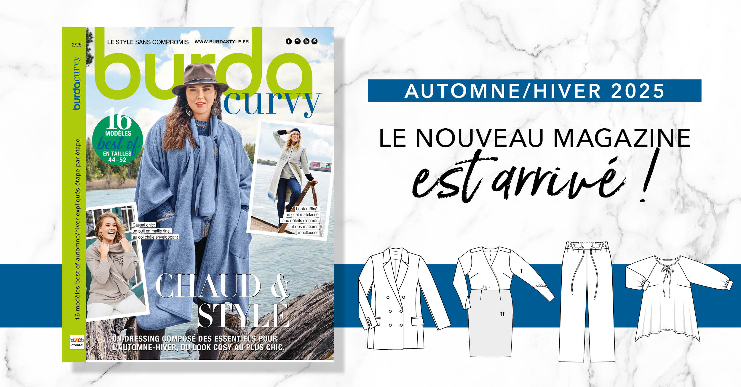 Burda Curvy best of automne/hiver : une nouvelle saison empreinte de style 