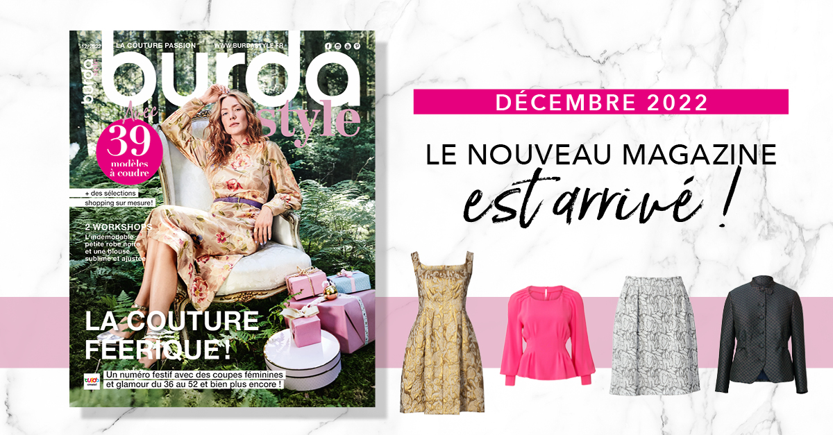 Décembre 2022 : le nouveau numéro de burda style !