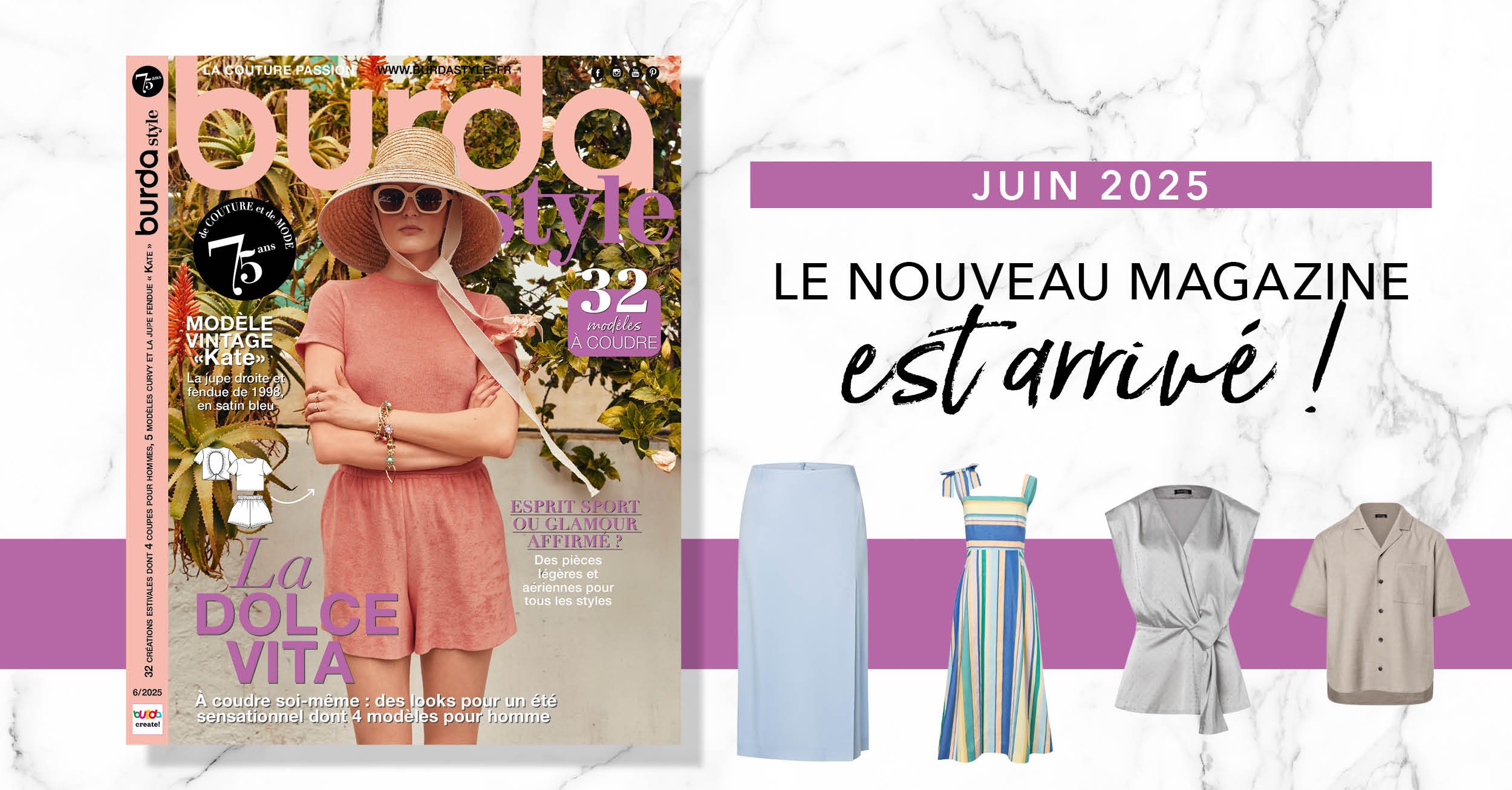 Juin 2025 : Le nouveau numéro de Burda Style !