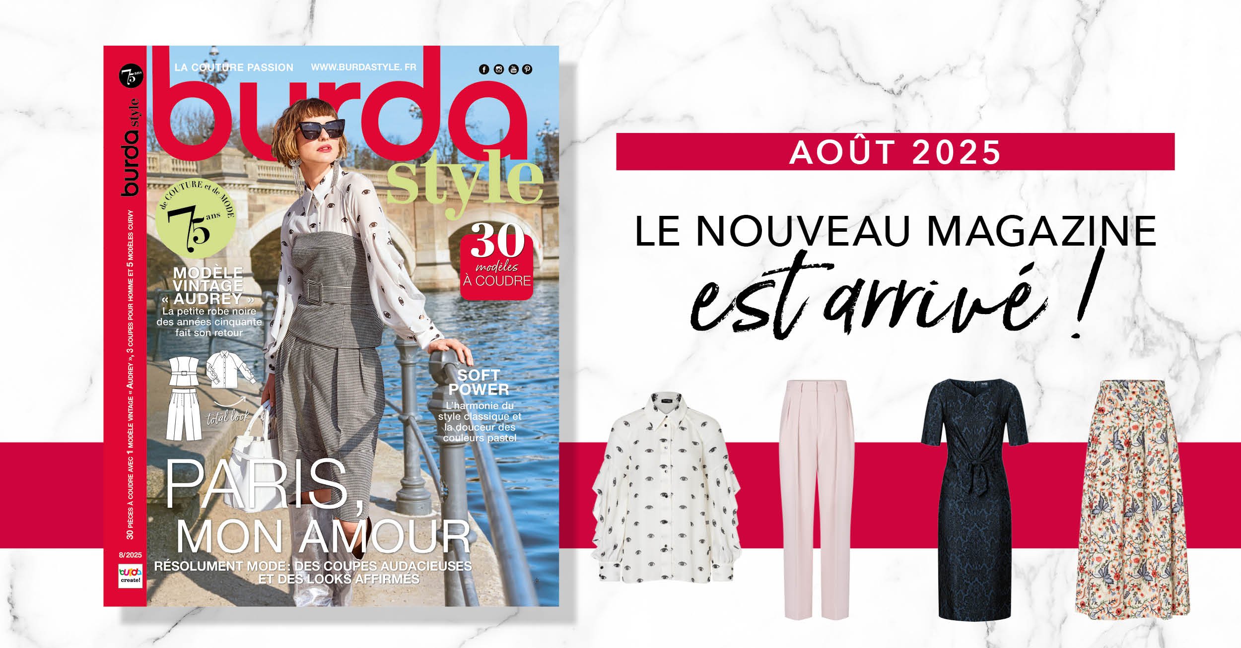 Août 2025 : Le nouveau numéro de Burda Style !