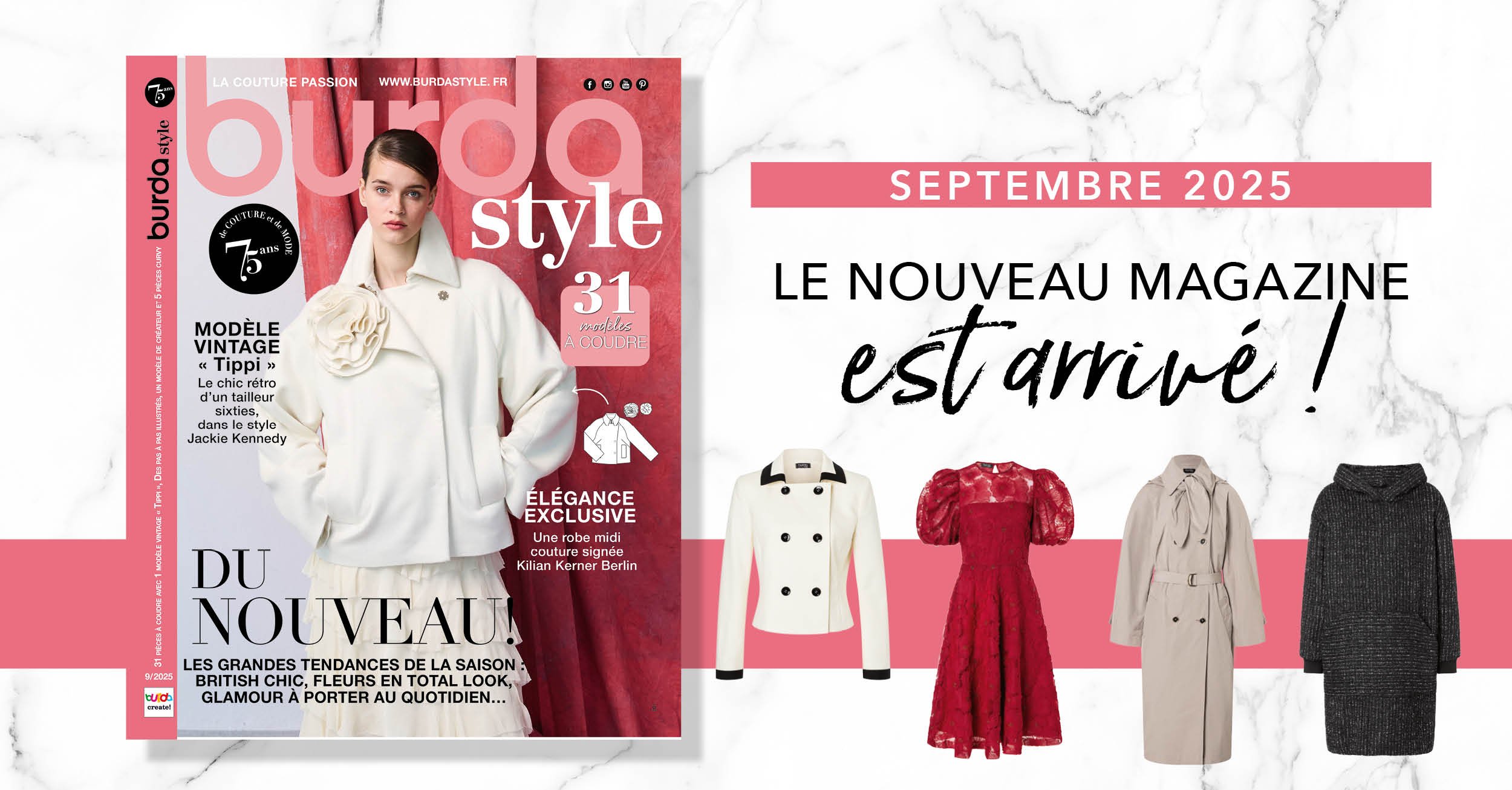Septembre 2025 : Le nouveau numéro de Burda Style !