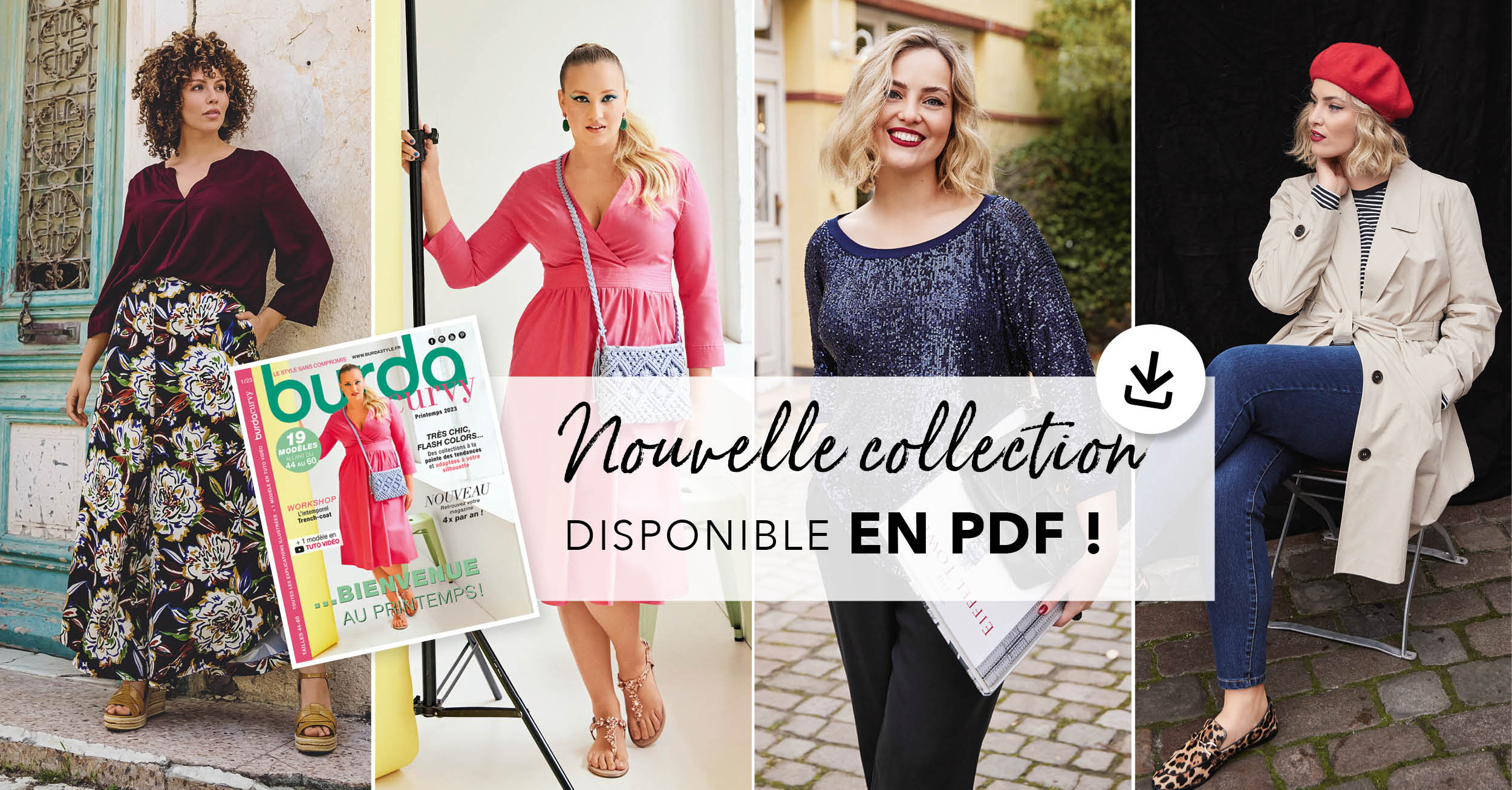 La collection de patrons PDF de curvy printemps 2023 est en ligne !