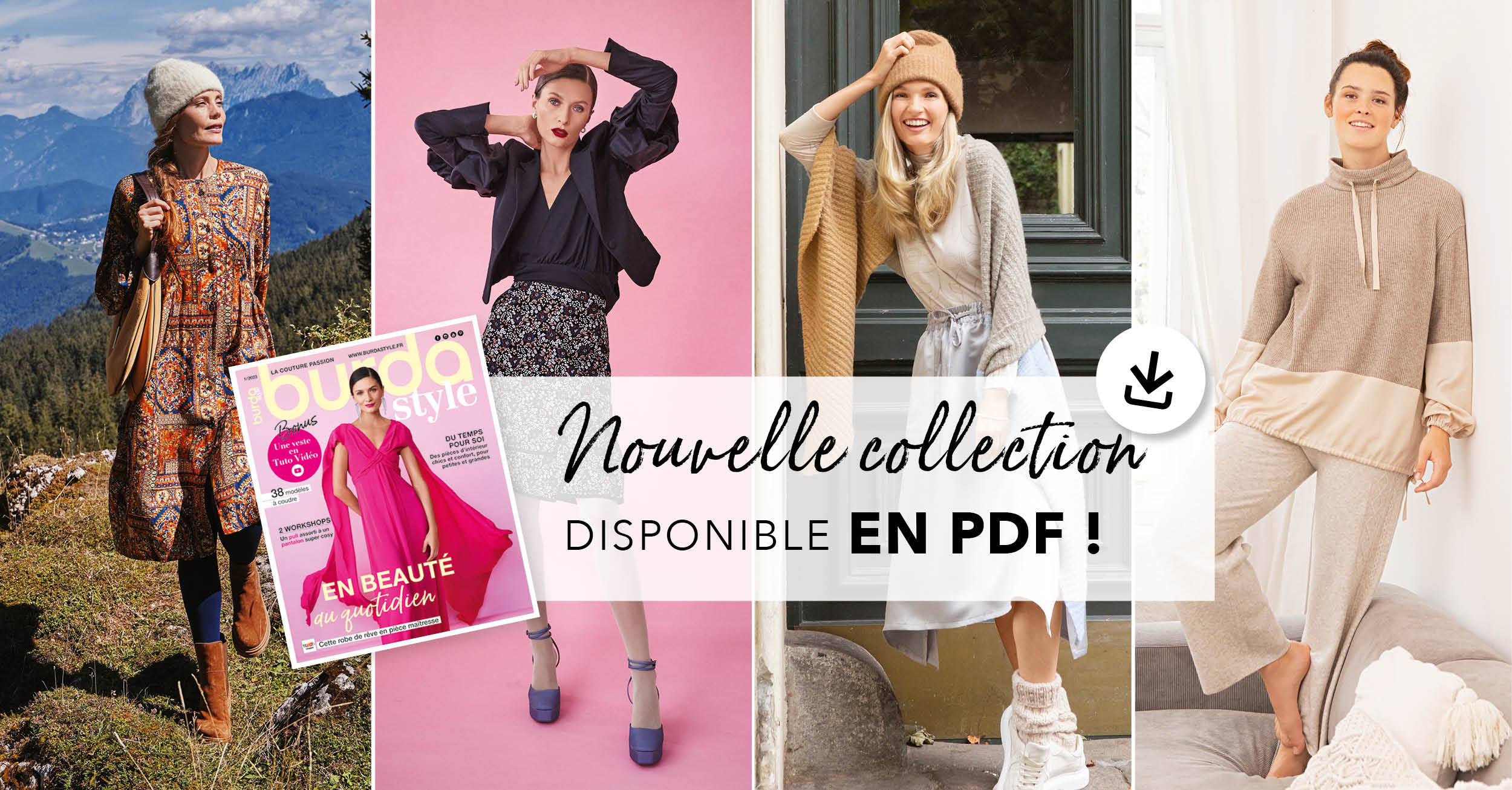 La collection de patrons PDF du mois de janvier est en ligne !