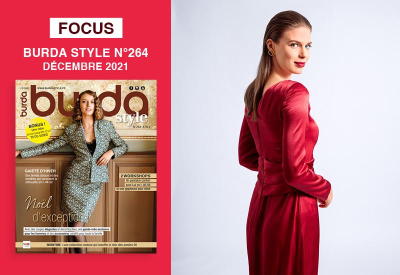 Focus burda style n° 12/2021 : en rouge et noir