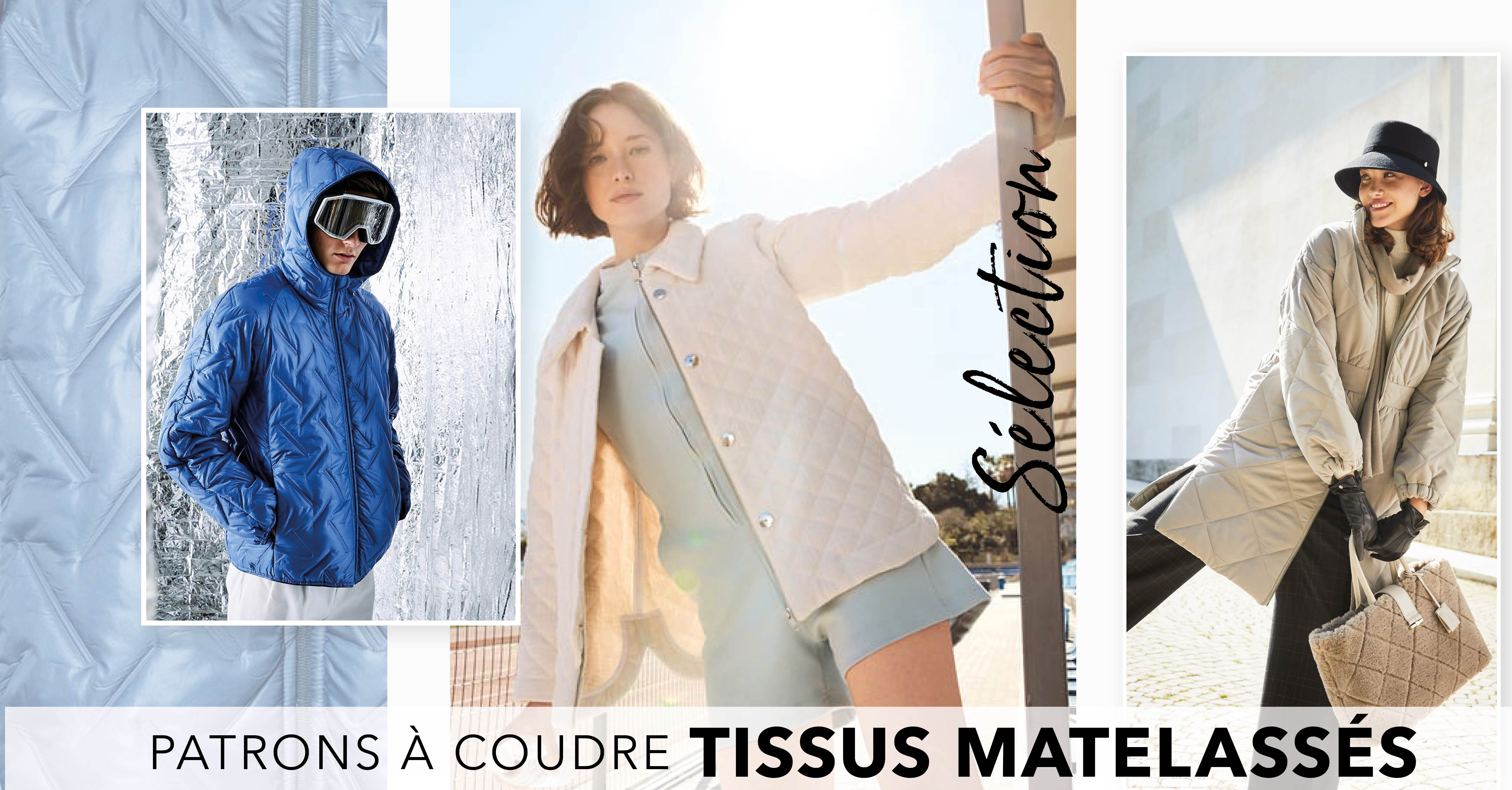 Sélection : coudre le tissu matelassé - guide pratique, tendances et inspirations mode !