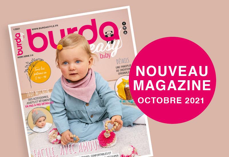 Octobre 2021 : le nouveau numéro de burda easy baby !