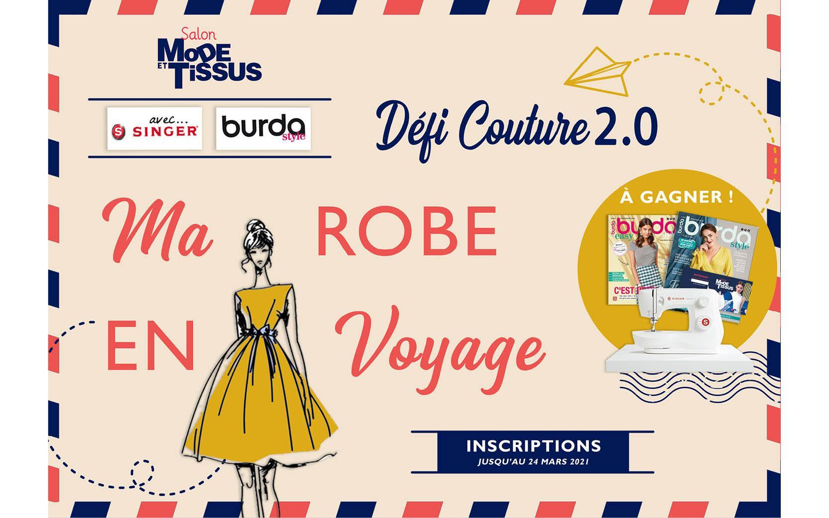 CONCOURS : le salon Mode et Tissus lance un nouveau Défi Couture 