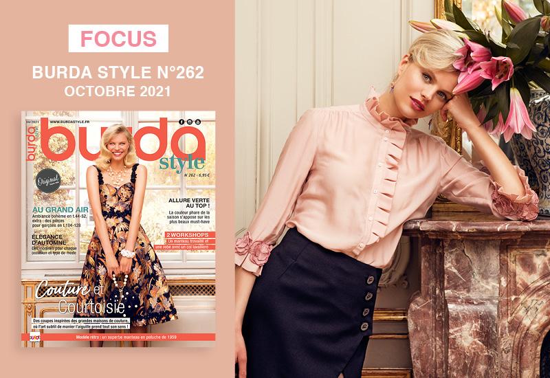 Focus burda style n° 10/2021 : haute couture à la maison