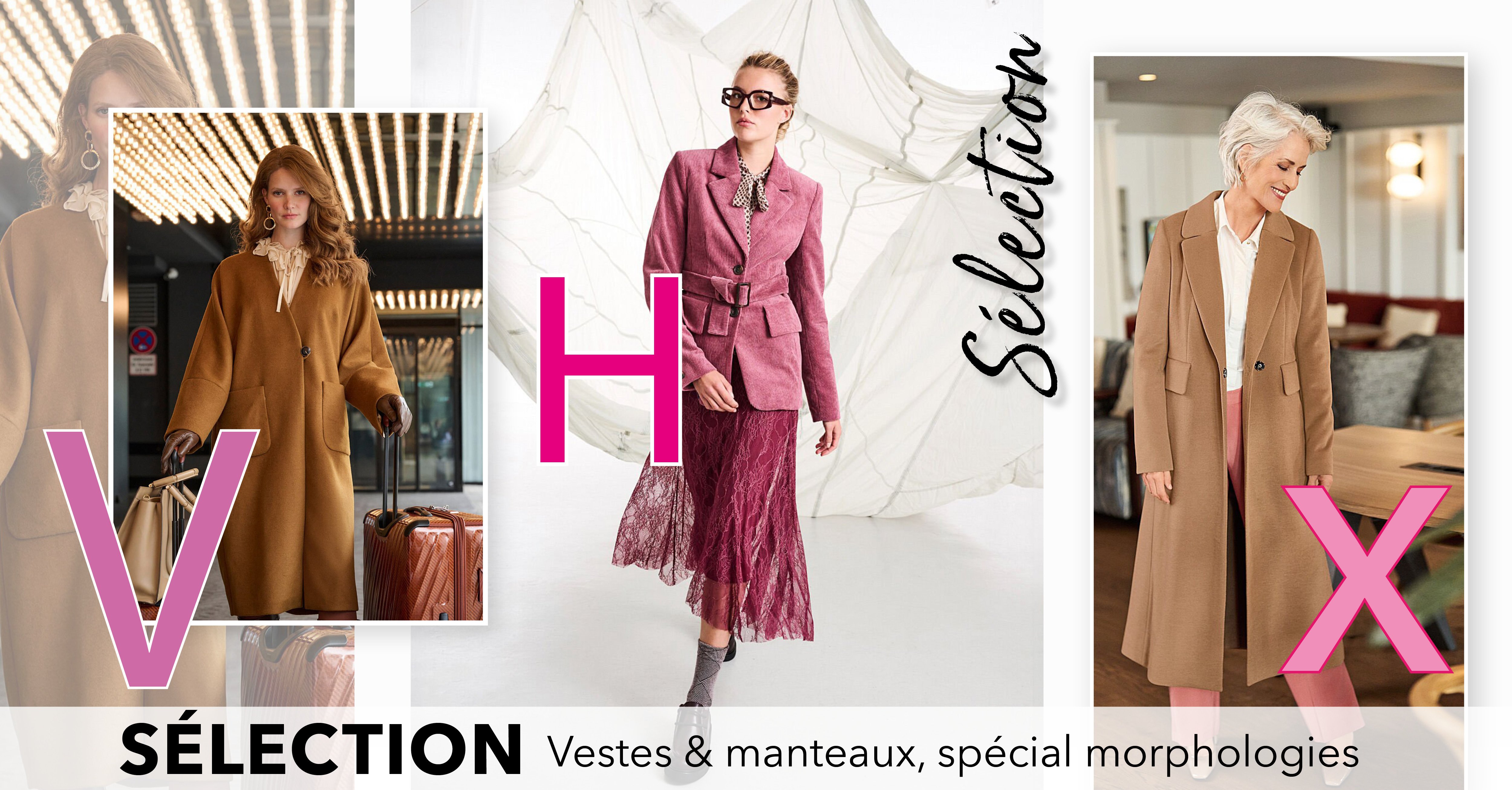 Sélection : Vestes et manteaux, spécial morphologies 