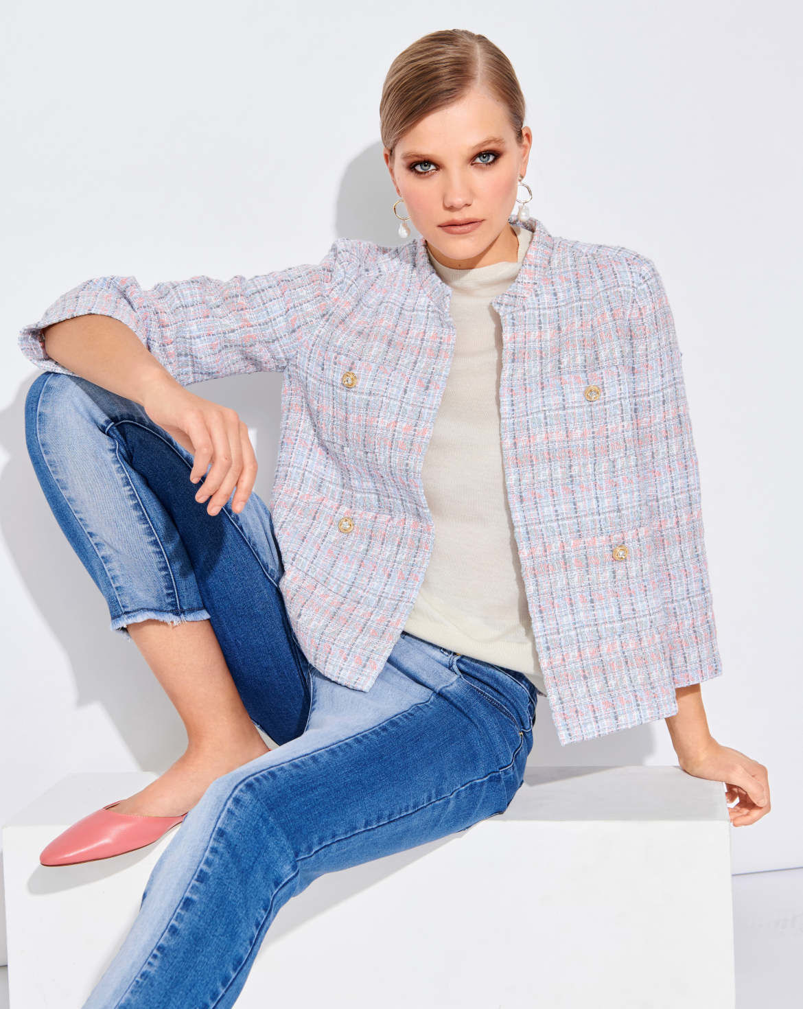 Veste en Jacquard 5 | Burda Easy 3/2021