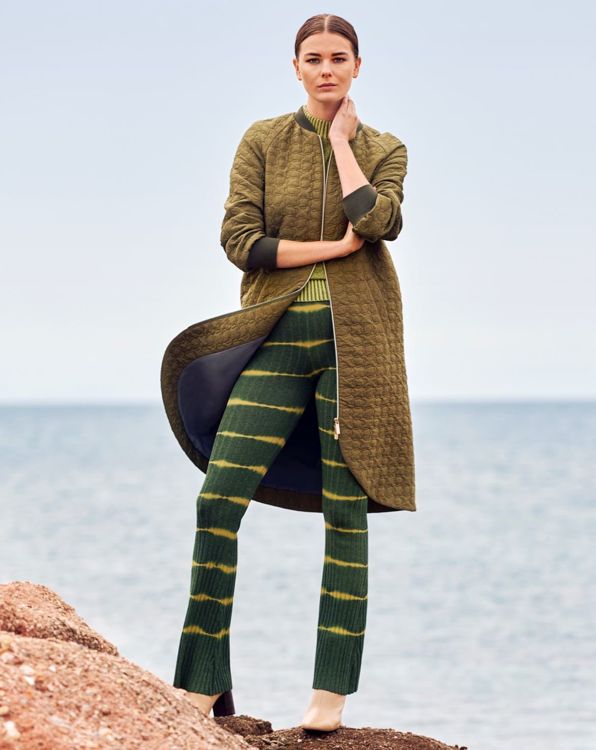 Manteau en tissu matelassé, Mailles n°103 | Burda Style 08/21