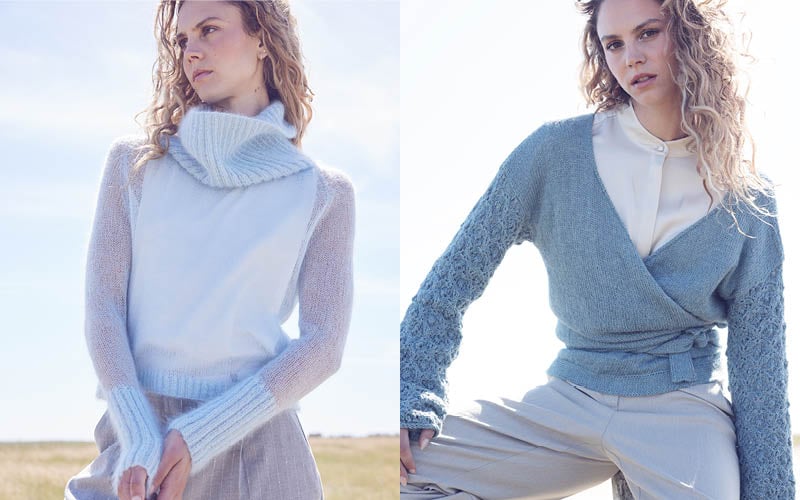 Bleus et sable : la douceur apaisante de l’hiver