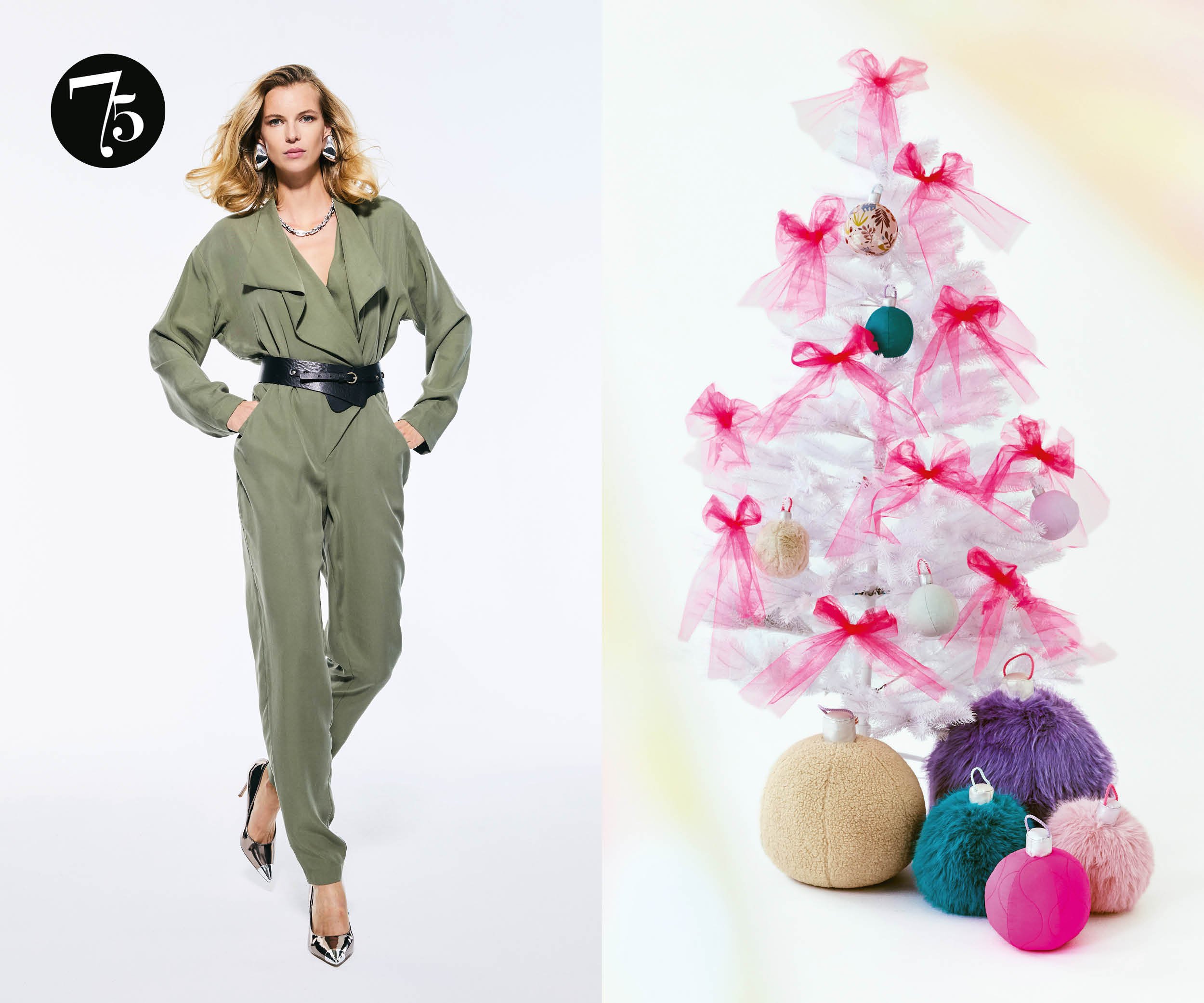 Le modèle vintage et 3 décorations de Noël à coudre 