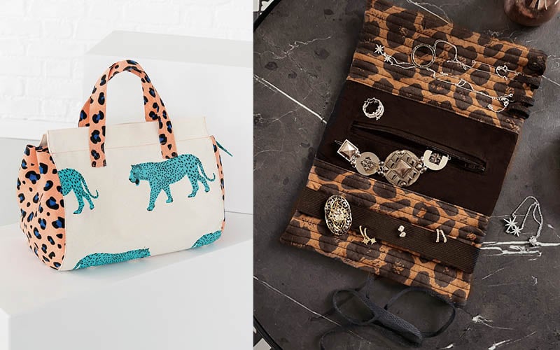 Coudre le motif léopard : sac à main et pochette à bijoux pour l’été Coudre le motif léopard : sac à main et pochette à bijoux pour l’été