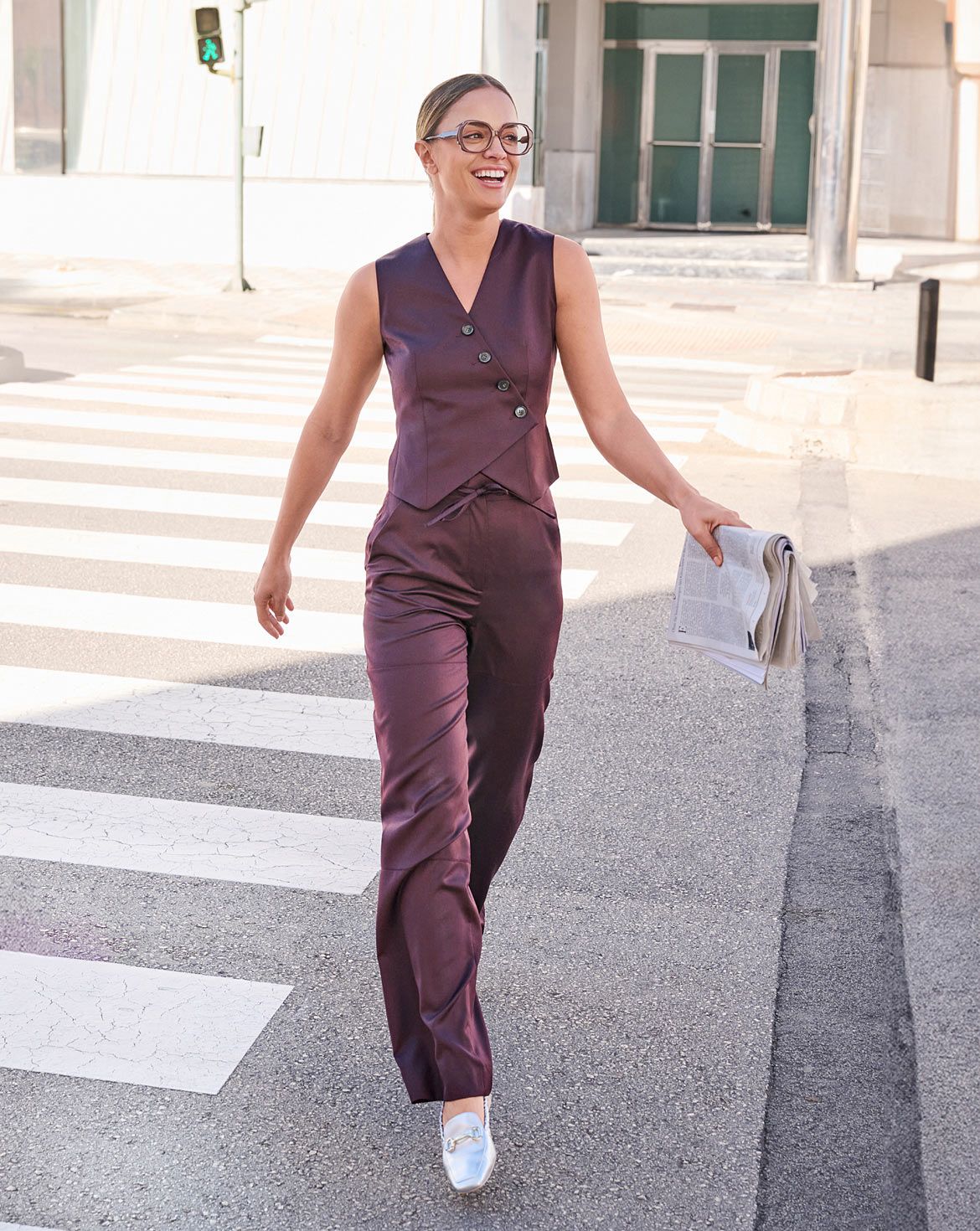 Pantalon en lainage n° 112 | Burda Style 04/24 Pantalon en lainage n° 112 | Burda Style 04/24