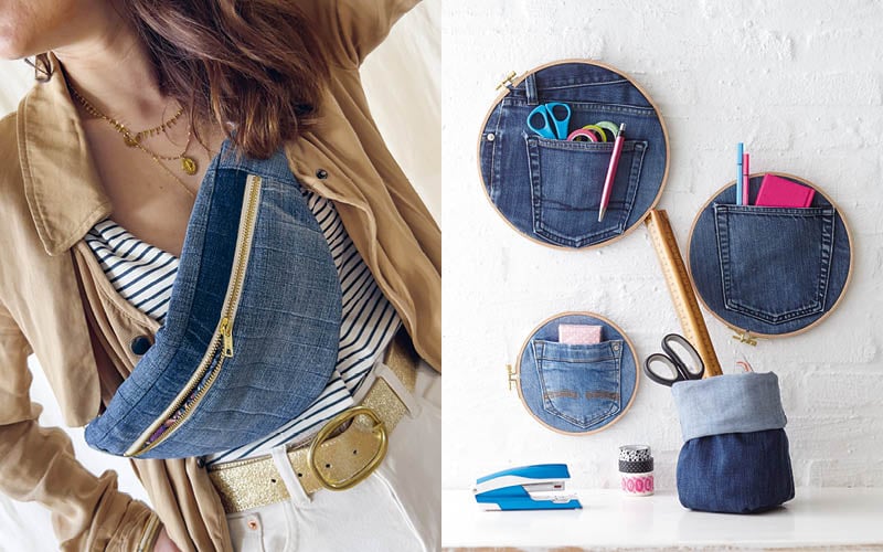 Upcycling denim : 6 idées couture pour réinventer un vieux jean Upcycling denim : 6 idées couture pour réinventer un vieux jean