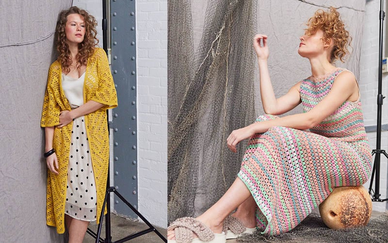 Crochet d’été : vêtements ajourés et accessoires en coton à réaliser soi-même Crochet d’été : vêtements ajourés et accessoires en coton à réaliser soi-même