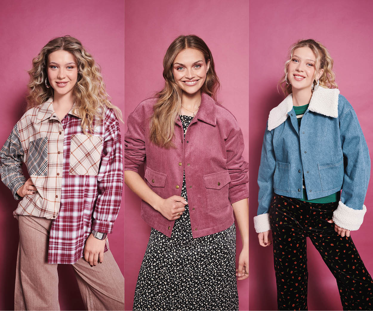 Soft grunge : flanelle, velours côtelé et denim Soft grunge : flanelle, velours côtelé et denim