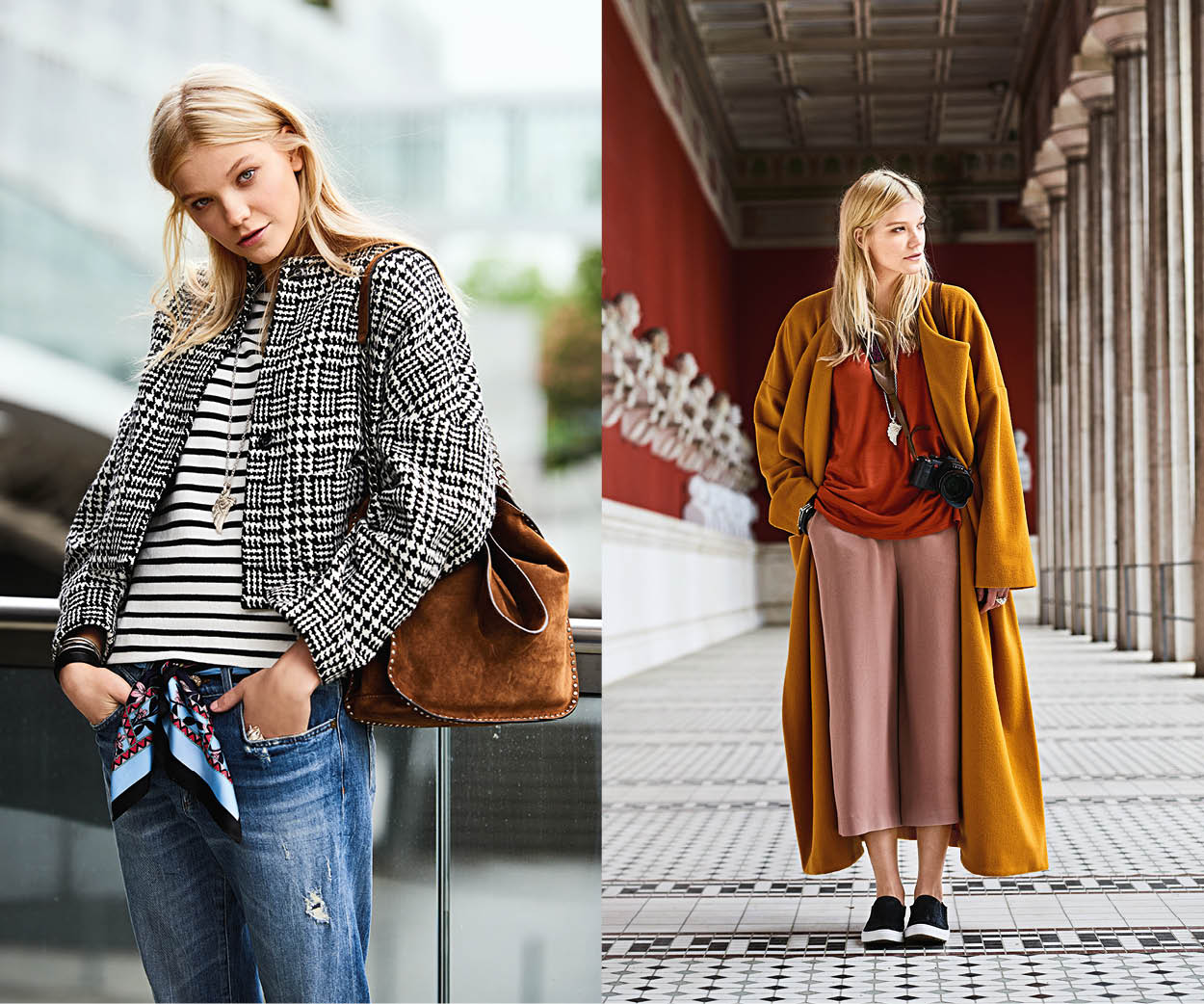 Drapés d’automne : Volumes généreux et élégance sans effort