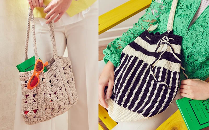 Sacs au crochet: 6 modèles tendance pour l’été à faire soi-même Sacs au crochet: 6 modèles tendance pour l’été à faire soi-même
