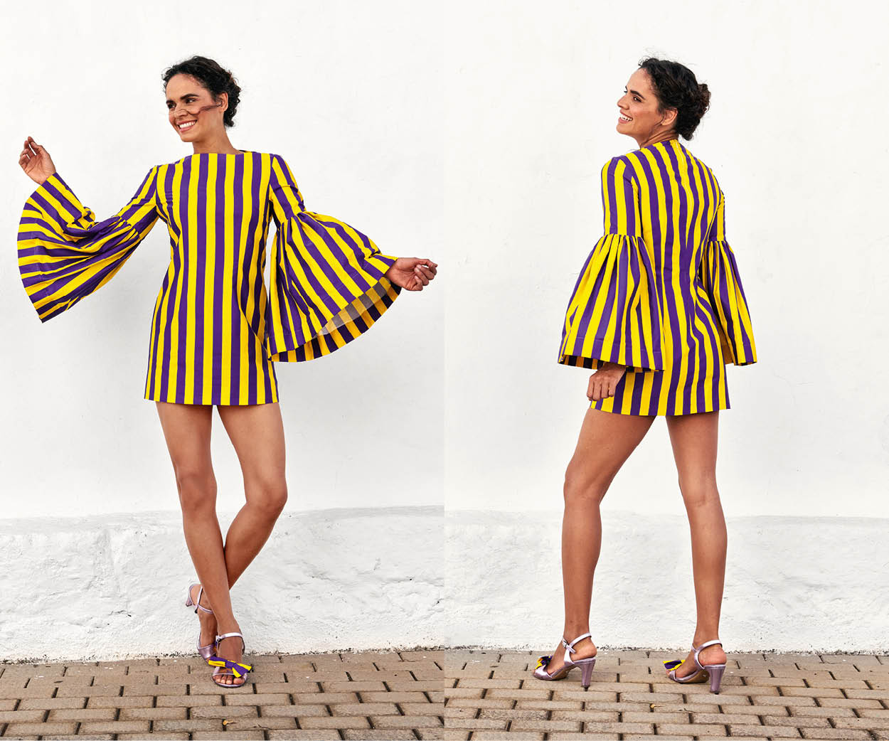 Modèle de lecteur : une robe à manches trompettes Modèle de lecteur : une robe à manches trompettes