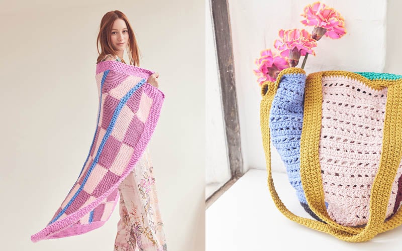 Une collection cosy en tricot et crochet pour la maison