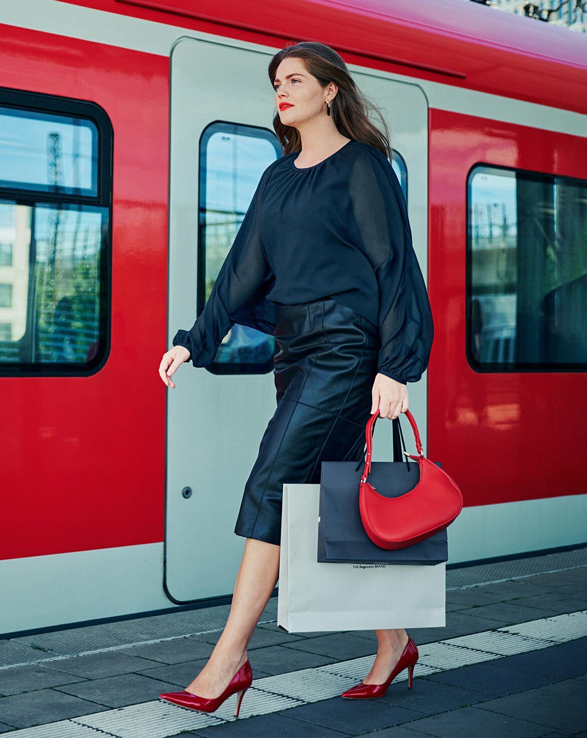 Blouse en jersey n° 406 | Burda Curvy 04/24 Blouse en jersey n° 406 | Burda Curvy 04/24