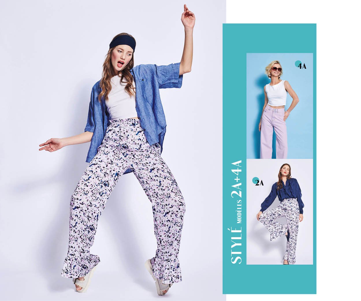 Fraîcheur bohème : modèles 4A + 2A Fraîcheur bohème : modèles 4A + 2A