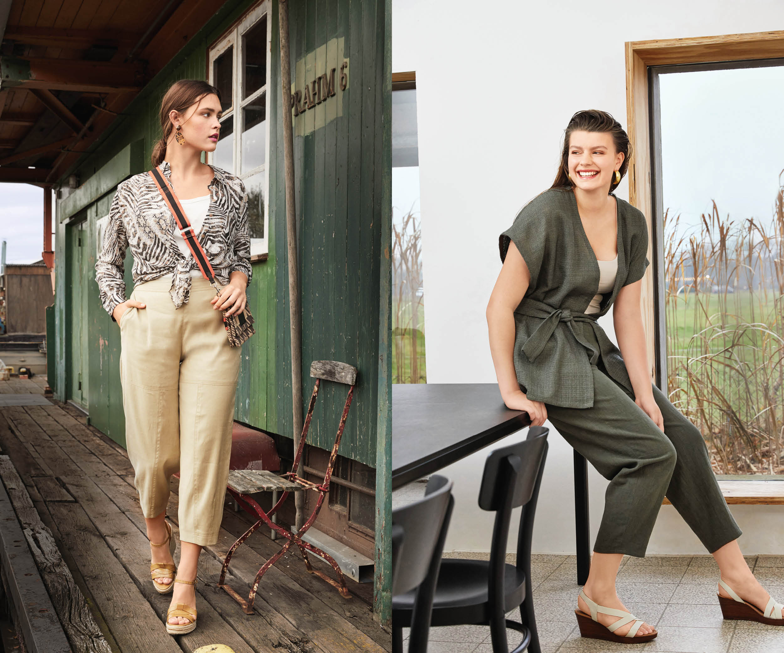 Pantalon barrel et gilet sans manches : un vestiaire utilitaire et chic&nbsp;