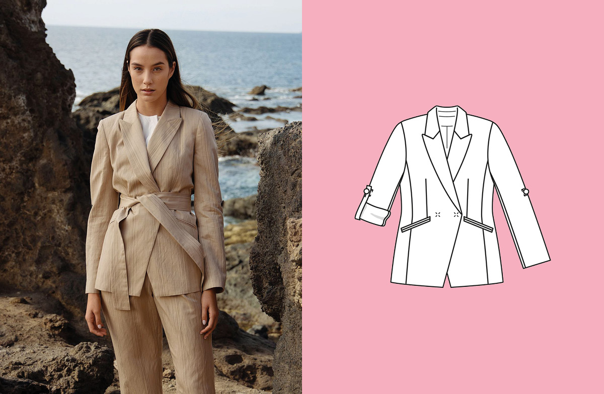 Blazer en Viscose n°119 | Burda Style 04/22 Blazer en Viscose n°119 | Burda Style 04/22