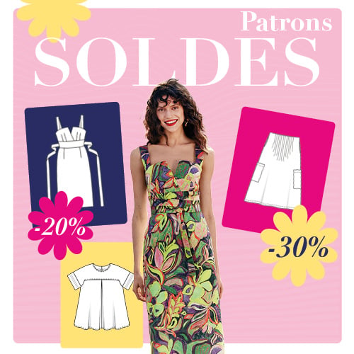 SOLDES D'ÉTÉ : -20% sur tous les patrons, -30% sur des catégories coup de cœur