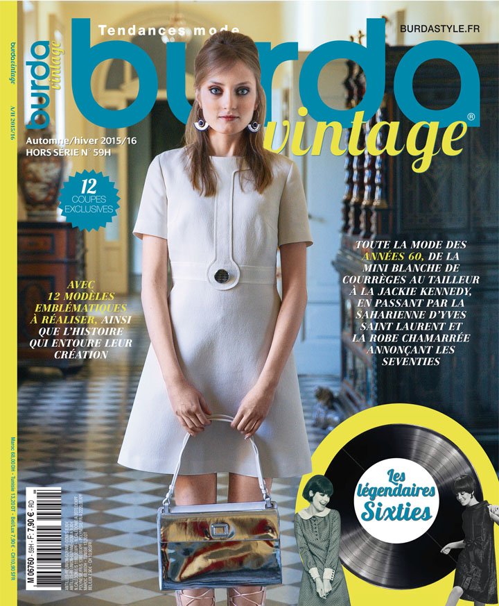 La couverture du Burda Vintage 2015 : Les légendaires sxties