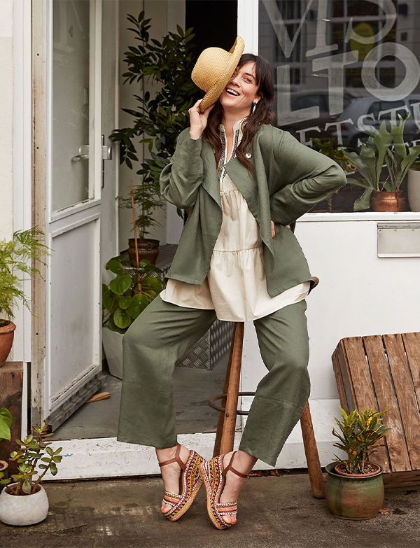 Pantalon en Lin n°407 | Burda Style HS Curvy Printemps/Été/22